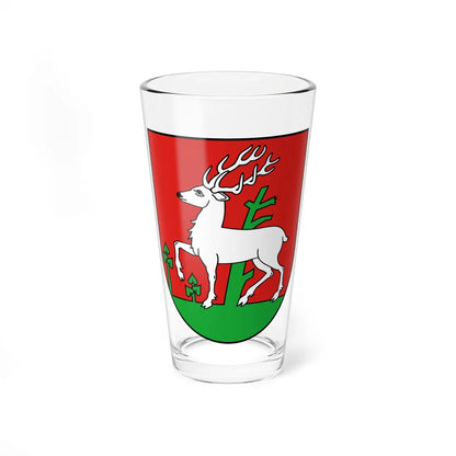 POL Osieck COA (Poland) (Coat of Arms) Pint Glass 16oz 16oz - Go Mug Yourself