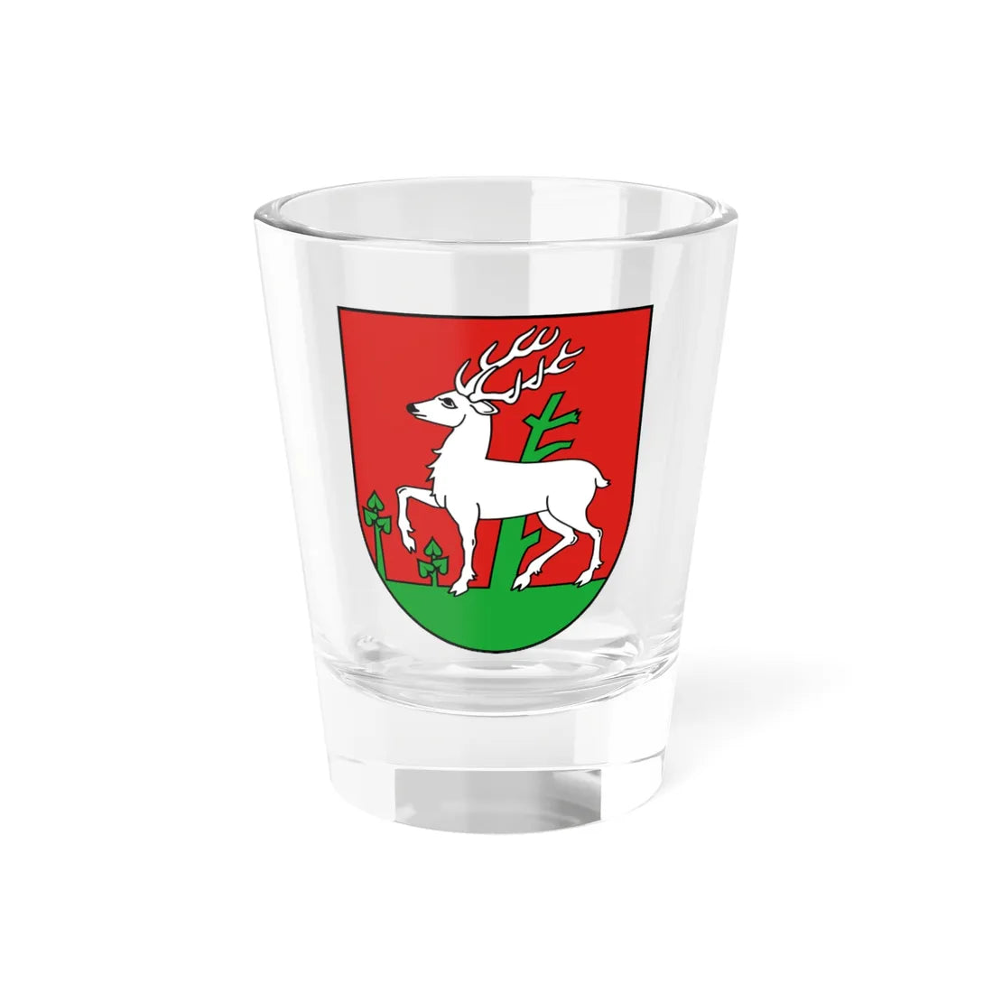 POL Osieck COA (Poland) (Coat of Arms) Shot Glass 1.5oz 1.5oz - Go Mug Yourself