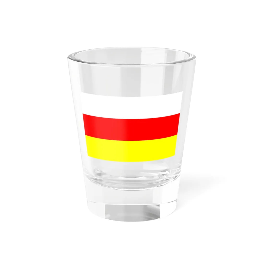 POL Ostrzeszow flag (Poland) Shot Glass 1.5oz 1.5oz - Go Mug Yourself