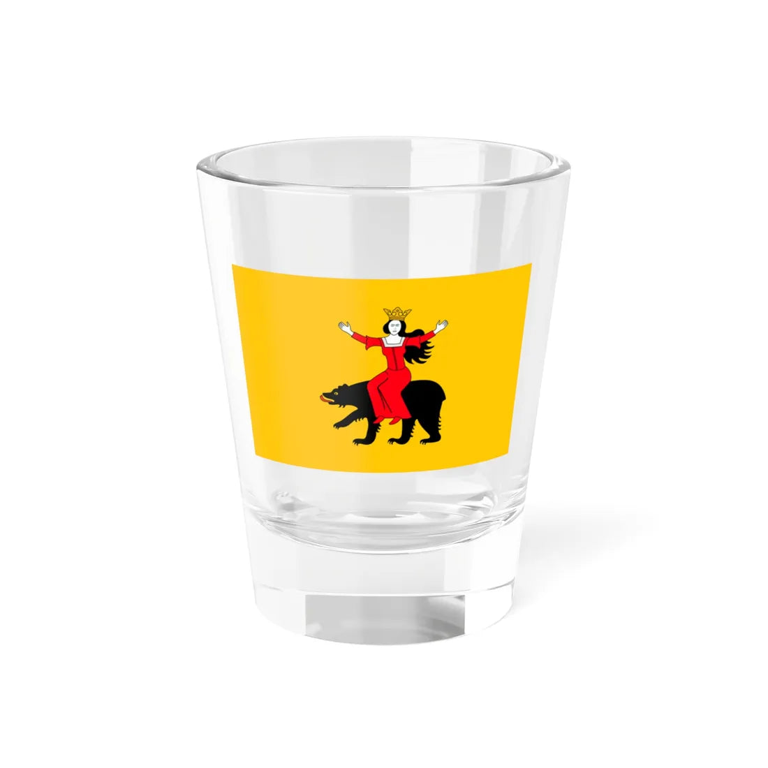 POL Ozarow flag (Poland) Shot Glass 1.5oz 1.5oz - Go Mug Yourself
