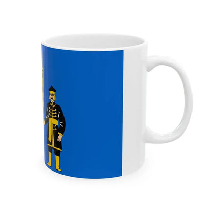 POL Piekary Slaskie flag 1 (Poland) White Coffee Mug - Go Mug Yourself