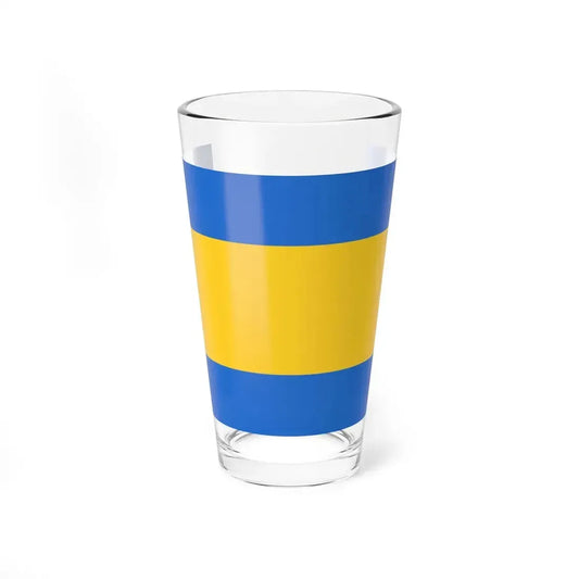 POL Piekary Slaskie flag (Poland) Pint Glass 16oz 16oz - Go Mug Yourself