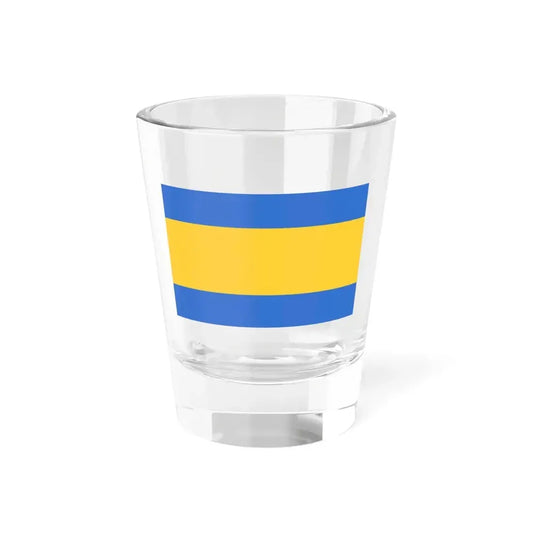 POL Piekary Slaskie flag (Poland) Shot Glass 1.5oz 1.5oz - Go Mug Yourself