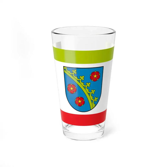 POL Piotrkow Kujawski flag (Poland) Pint Glass 16oz 16oz - Go Mug Yourself