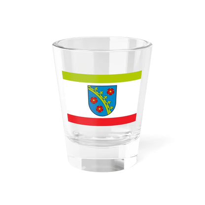 POL Piotrkow Kujawski flag (Poland) Shot Glass 1.5oz 1.5oz - Go Mug Yourself