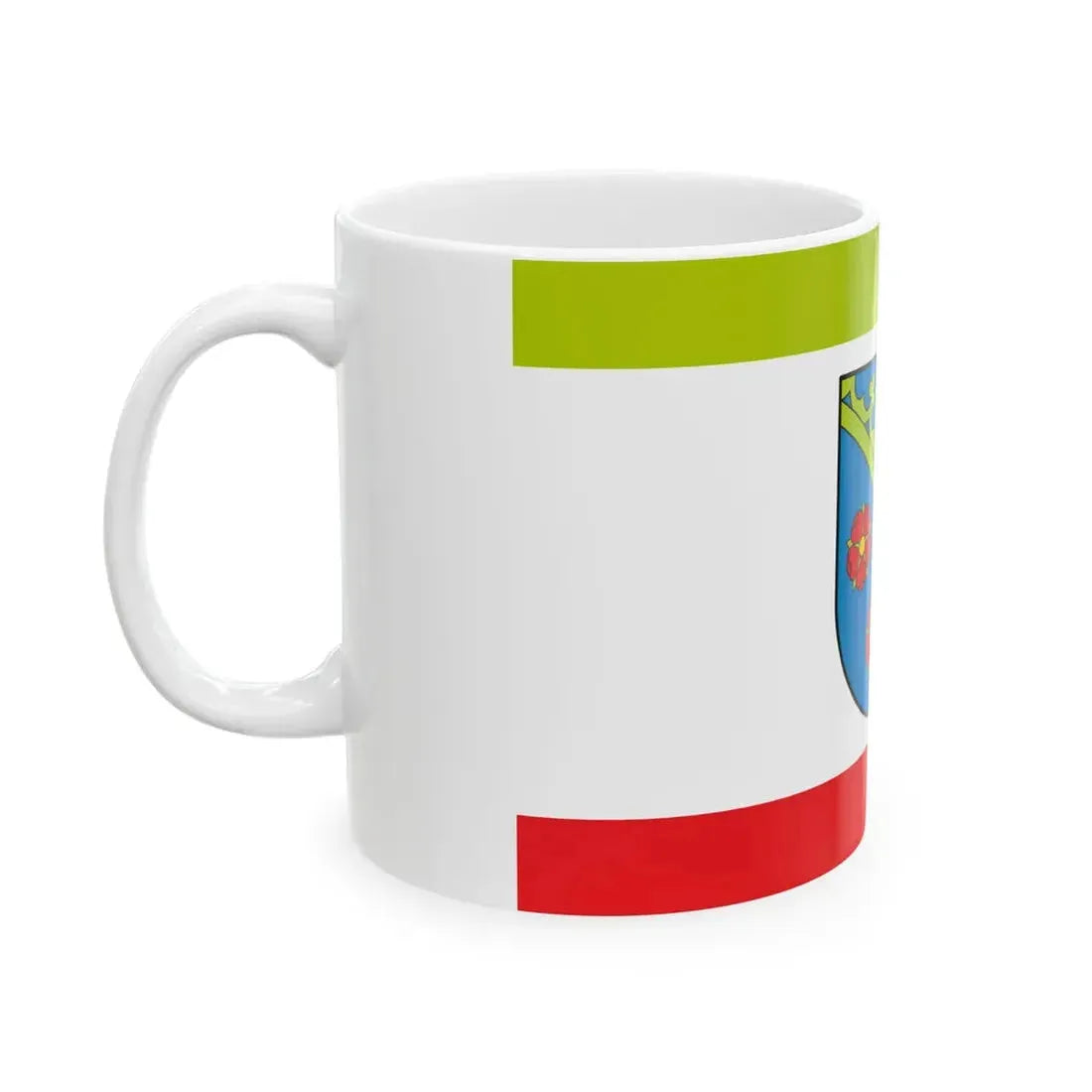 POL Piotrkow Kujawski flag (Poland) White Coffee Mug - Go Mug Yourself