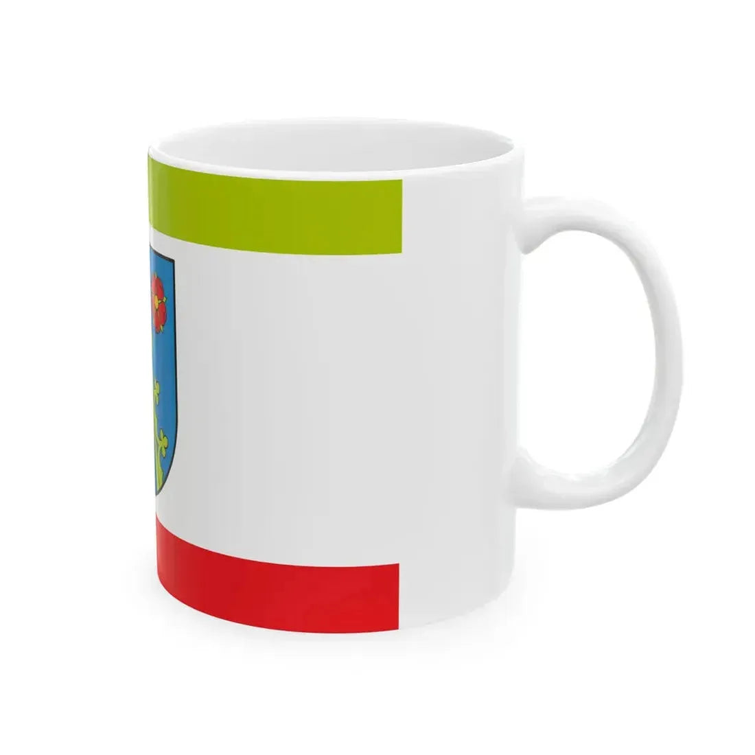 POL Piotrkow Kujawski flag (Poland) White Coffee Mug - Go Mug Yourself