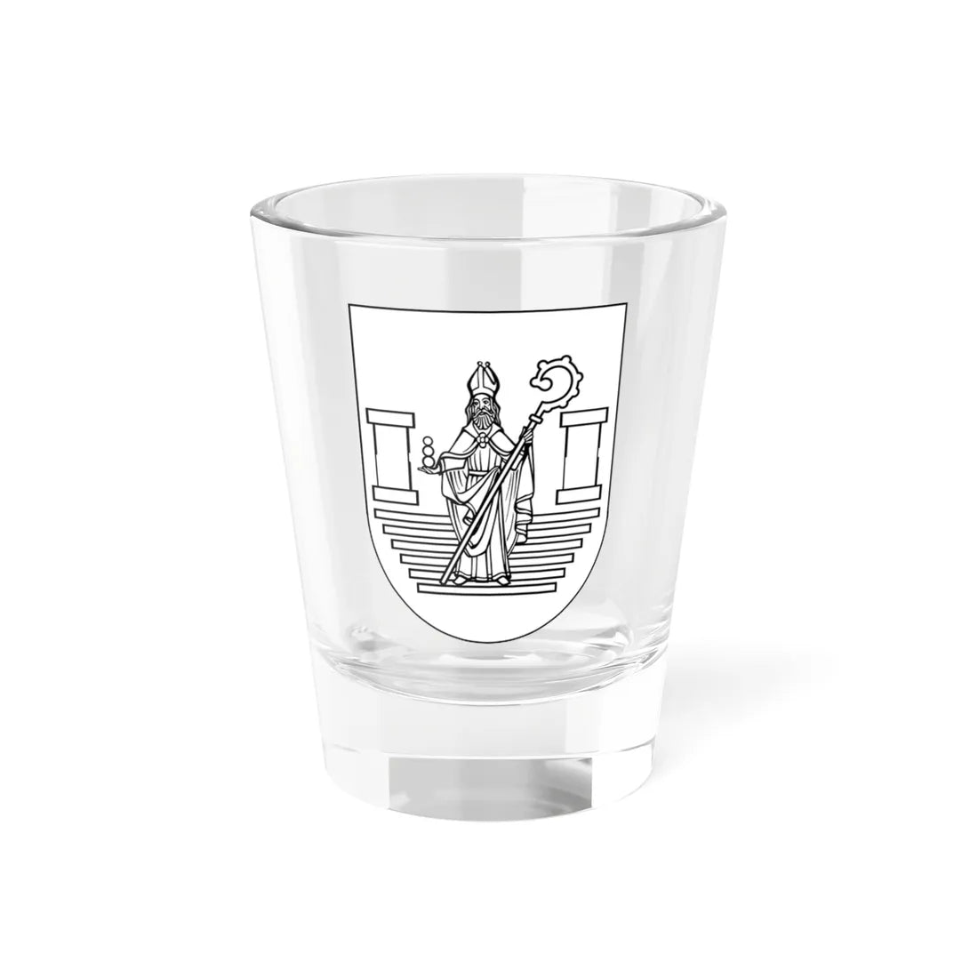 POL Podgórz COA (Poland) (Coat of Arms) Shot Glass 1.5oz 1.5oz - Go Mug Yourself