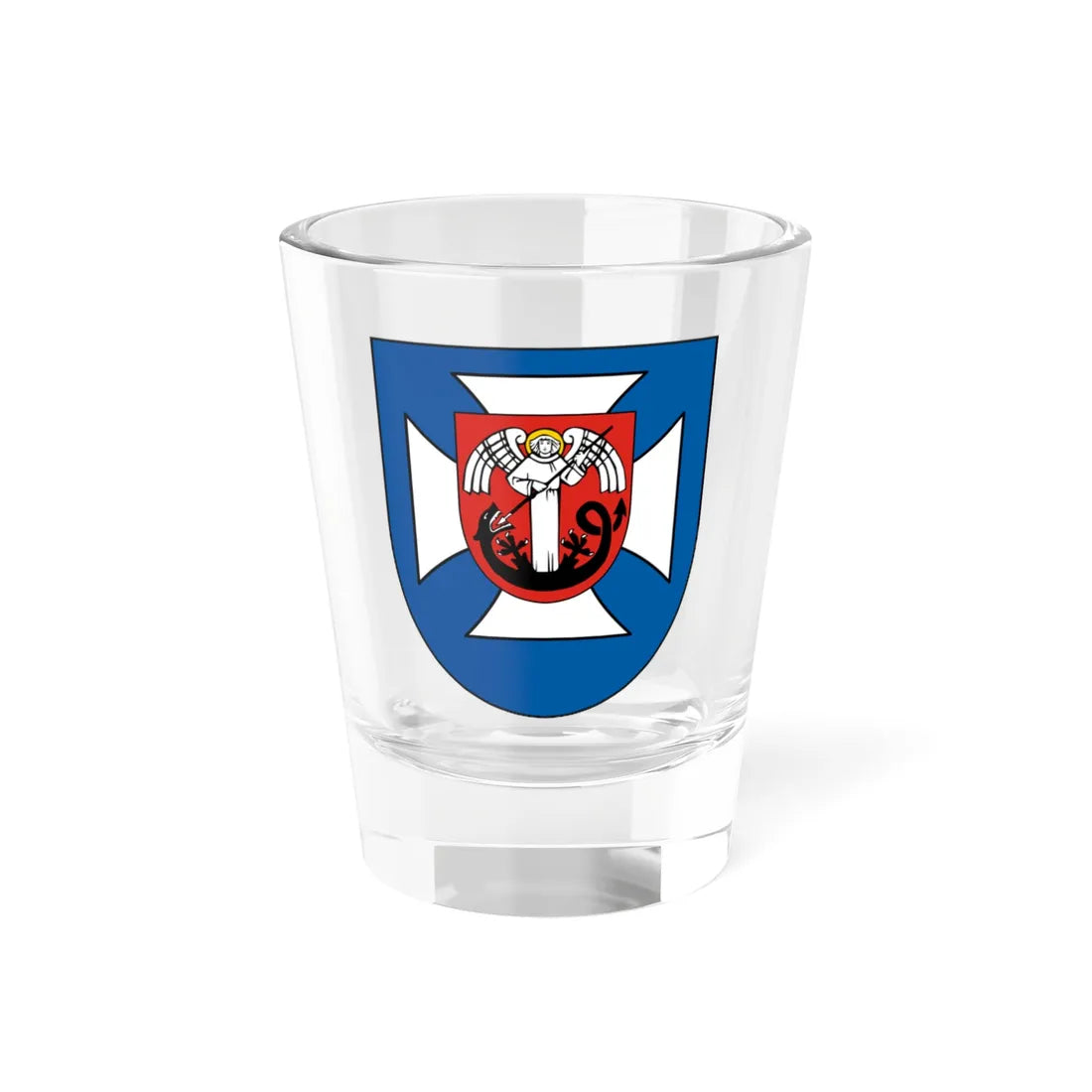 POL powiat łańcucki COA (Poland) (Coat of Arms) Shot Glass 1.5oz 1.5oz - Go Mug Yourself