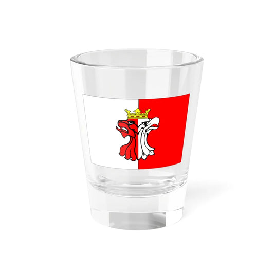 POL powiat aleksandrowski flag (Poland) Shot Glass 1.5oz 1.5oz - Go Mug Yourself