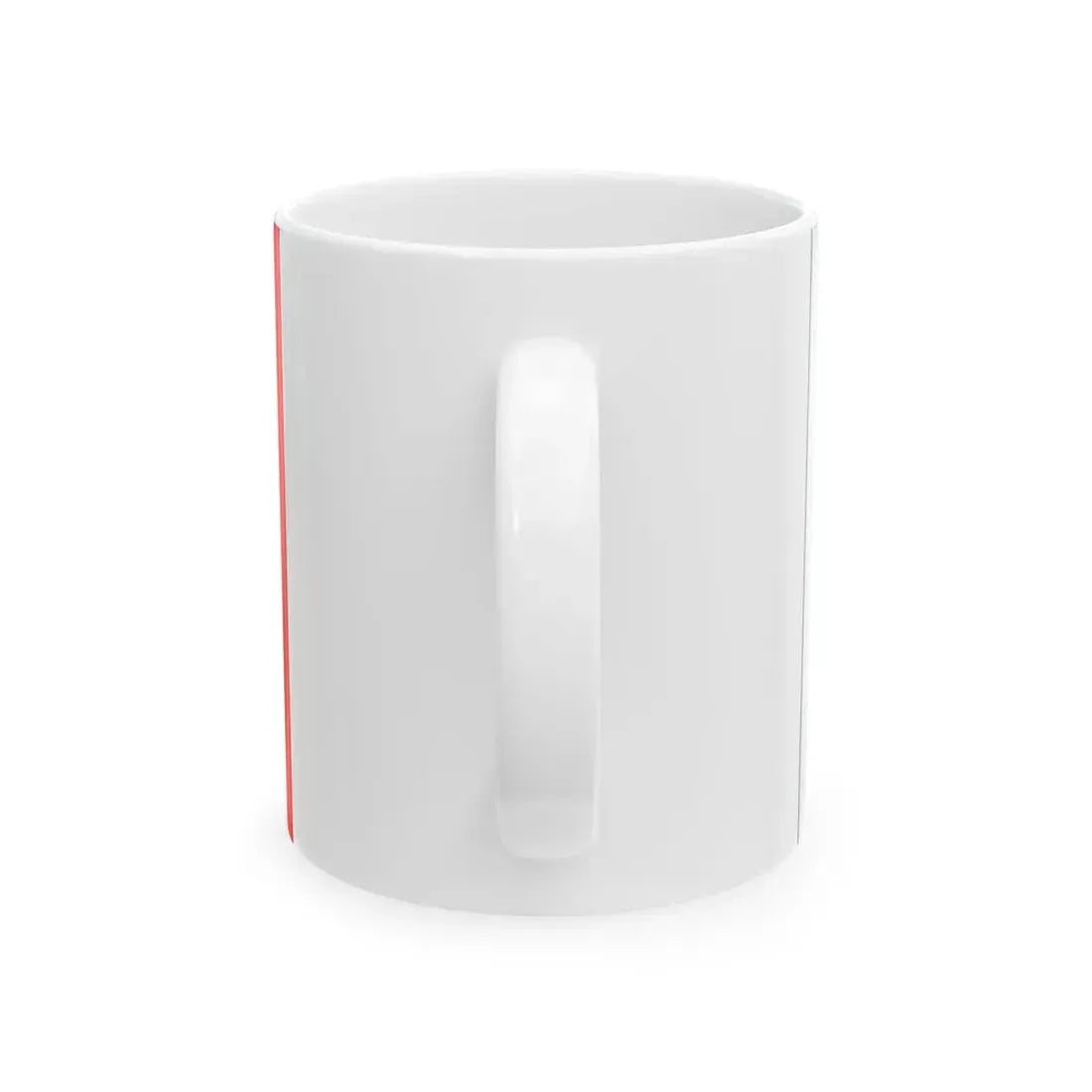 POL powiat aleksandrowski flag (Poland) White Coffee Mug - Go Mug Yourself