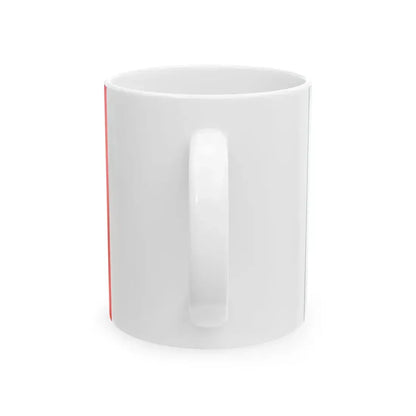 POL powiat aleksandrowski flag (Poland) White Coffee Mug - Go Mug Yourself