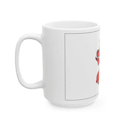 POL powiat aleksandrowski flag (Poland) White Coffee Mug - Go Mug Yourself