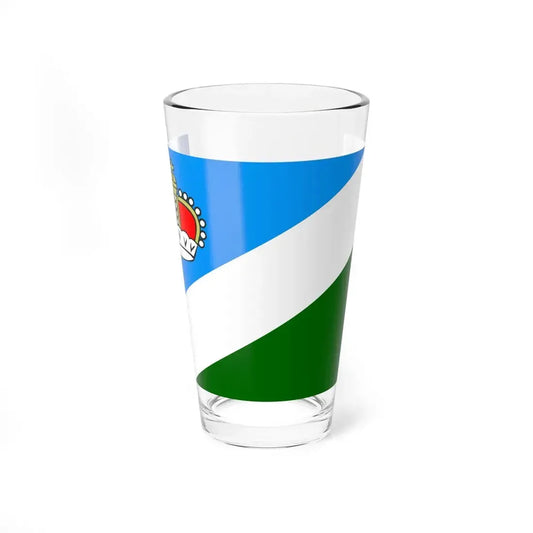 POL powiat augustowski flag (Poland) Pint Glass 16oz 16oz - Go Mug Yourself