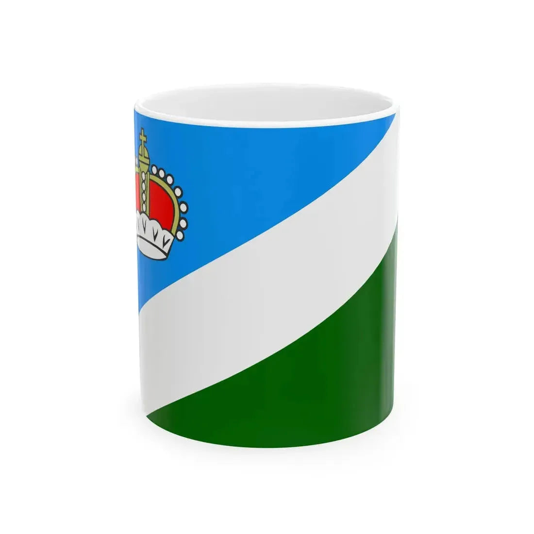 POL powiat augustowski flag (Poland) White Coffee Mug 11oz - Go Mug Yourself