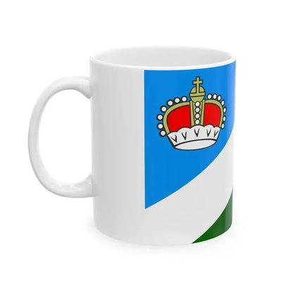 POL powiat augustowski flag (Poland) White Coffee Mug - Go Mug Yourself