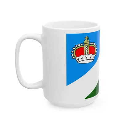 POL powiat augustowski flag (Poland) White Coffee Mug - Go Mug Yourself