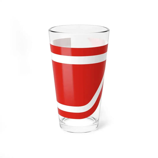 POL powiat bartoszycki flag (Poland) Pint Glass 16oz 16oz - Go Mug Yourself