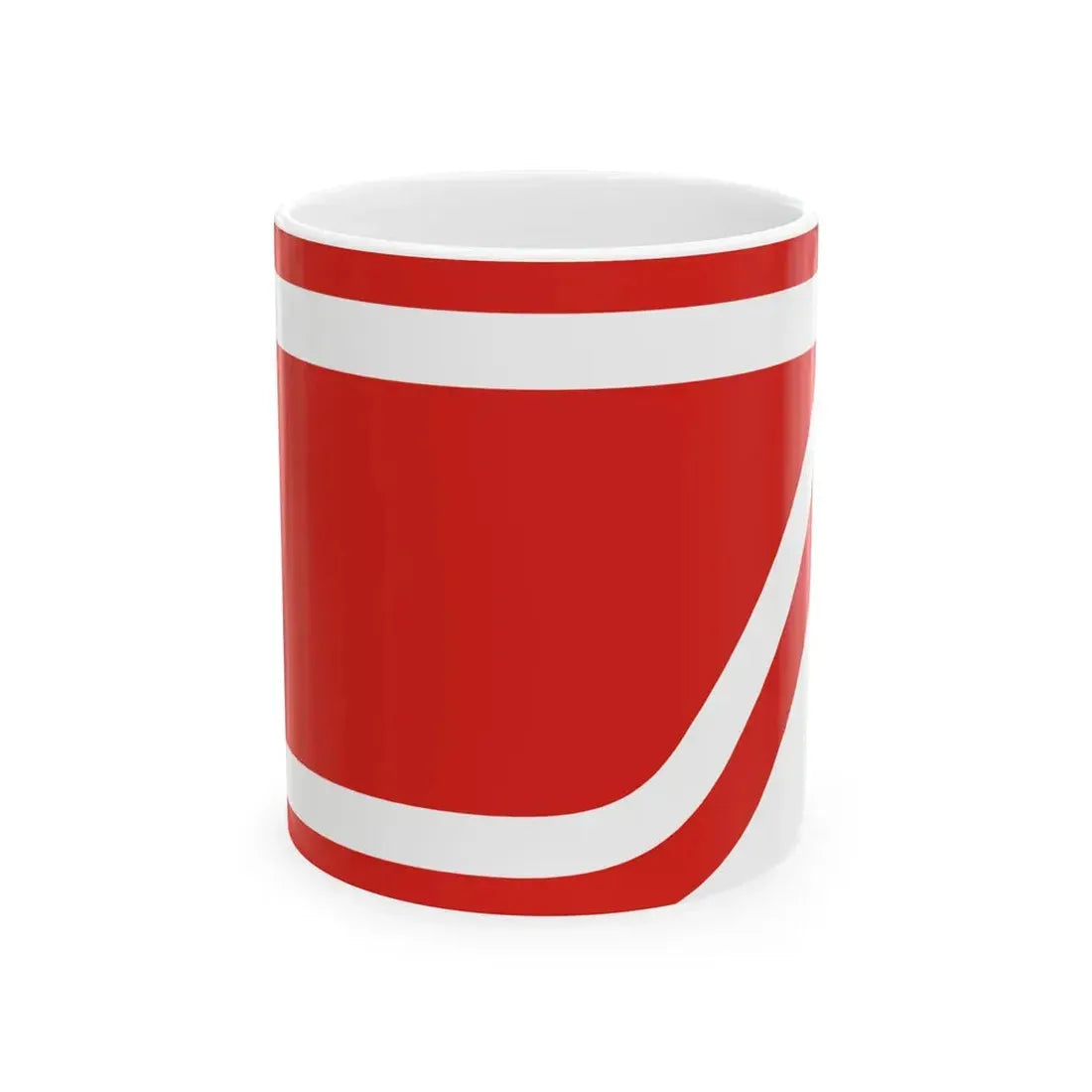 POL powiat bartoszycki flag (Poland) White Coffee Mug 11oz - Go Mug Yourself