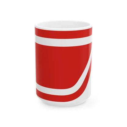 POL powiat bartoszycki flag (Poland) White Coffee Mug 15oz - Go Mug Yourself