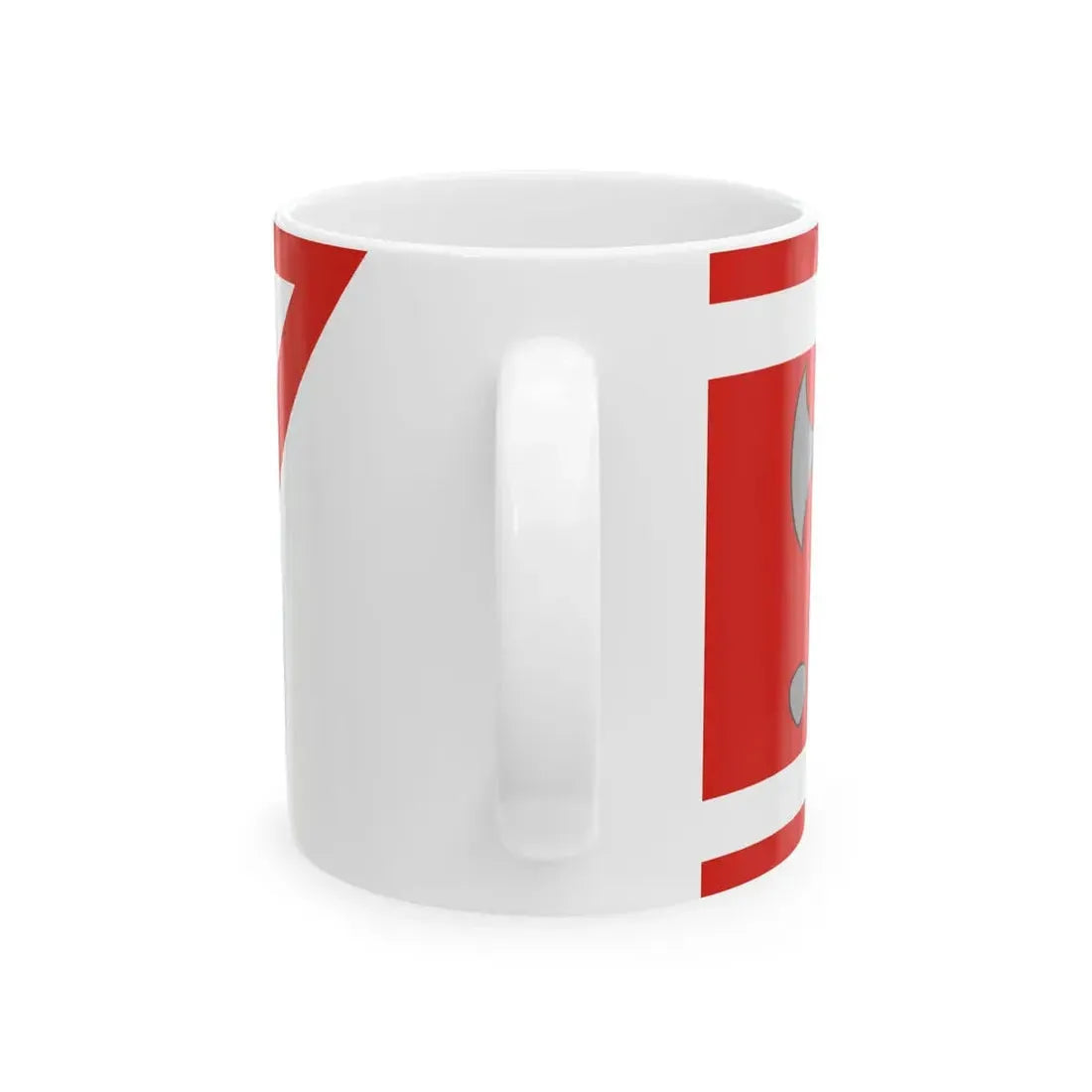 POL powiat bartoszycki flag (Poland) White Coffee Mug - Go Mug Yourself