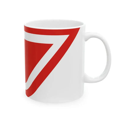 POL powiat bartoszycki flag (Poland) White Coffee Mug - Go Mug Yourself