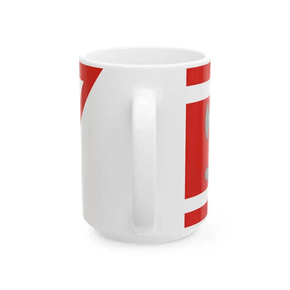 POL powiat bartoszycki flag (Poland) White Coffee Mug - Go Mug Yourself