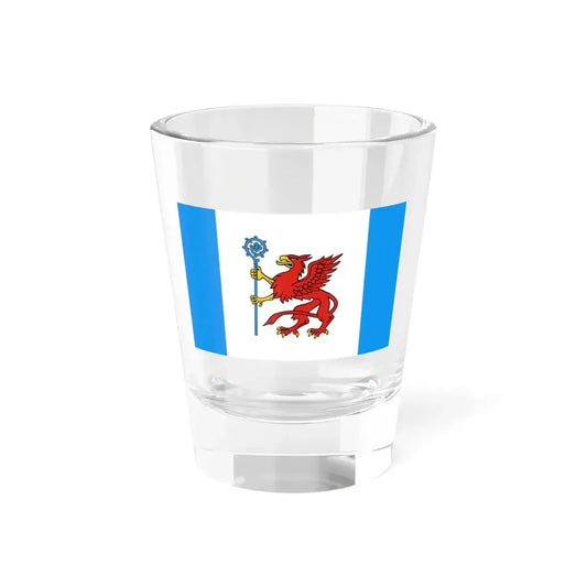 POL powiat białogardzki flag (Poland) Shot Glass 1.5oz 1.5oz - Go Mug Yourself