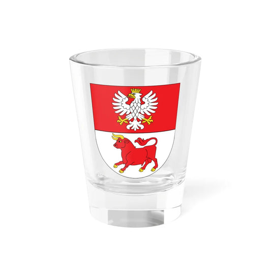 POL powiat bielski województwo podlaskie COA (Poland) (Coat of Arms) Shot Glass 1.5oz 1.5oz - Go Mug Yourself
