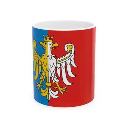 POL powiat bielski wojewodztwo slaskie flag (Poland) White Coffee Mug 11oz - Go Mug Yourself