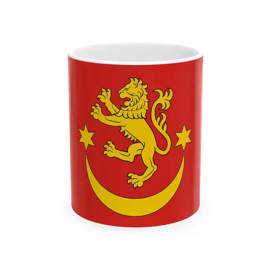 POL powiat bieszczadzki flag (Poland) White Coffee Mug 11oz - Go Mug Yourself