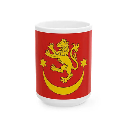 POL powiat bieszczadzki flag (Poland) White Coffee Mug 15oz - Go Mug Yourself