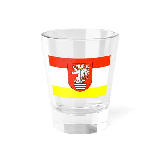 POL powiat biłgorajski flag (Poland) Shot Glass 1.5oz 1.5oz - Go Mug Yourself