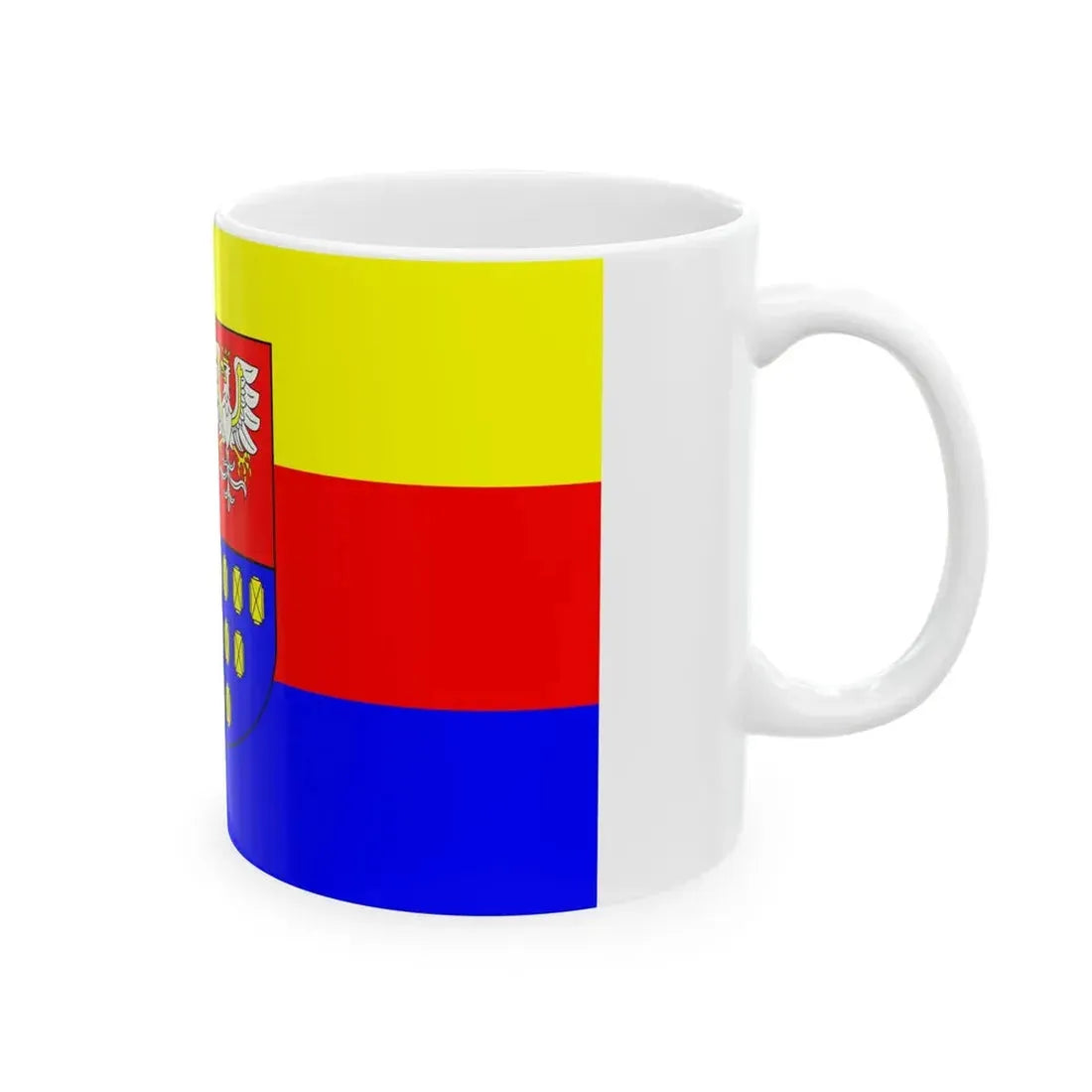POL powiat bochenski flag (Poland) White Coffee Mug - Go Mug Yourself