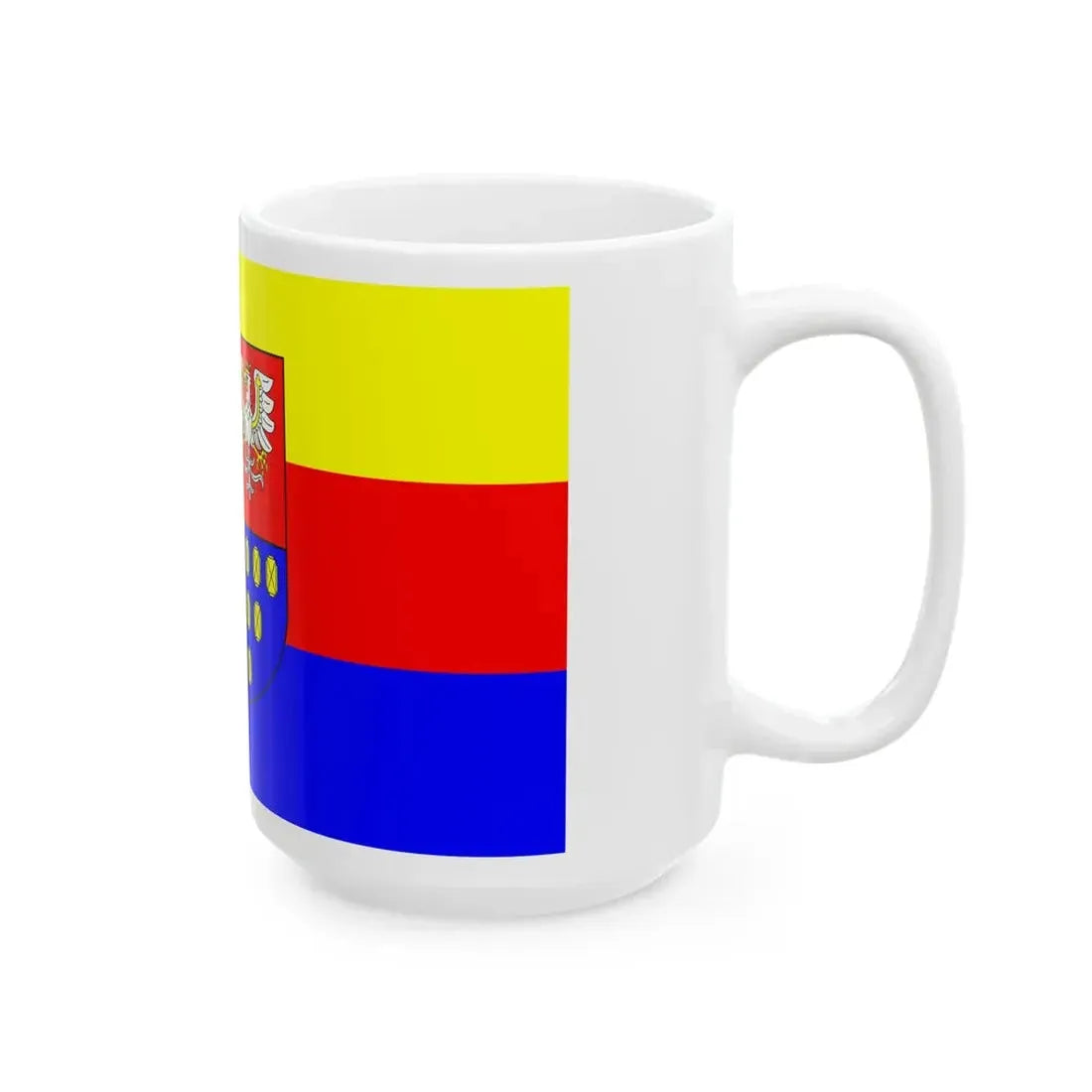 POL powiat bochenski flag (Poland) White Coffee Mug - Go Mug Yourself