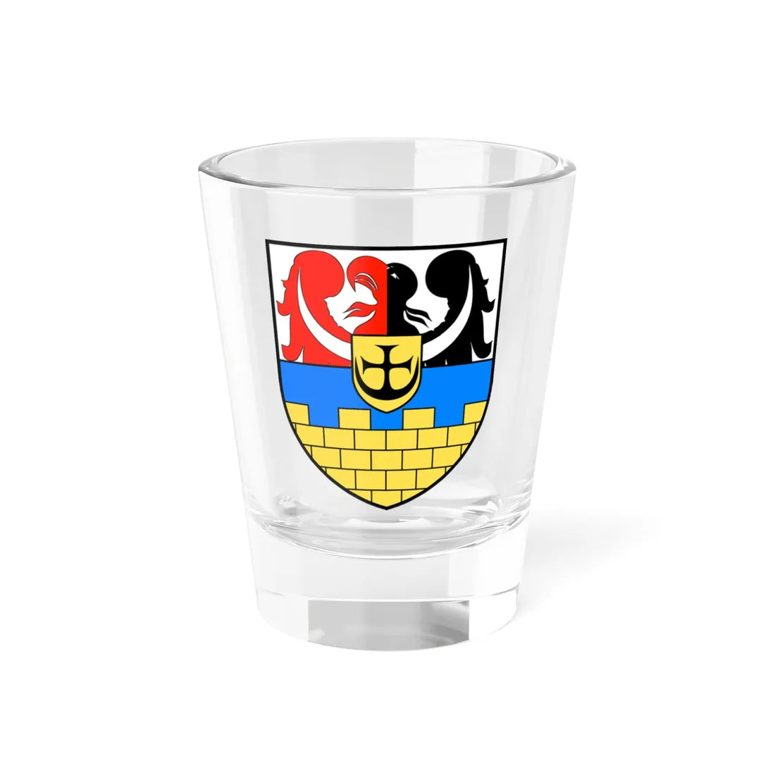 POL powiat bolesławiecki COA 2000 version (Poland) (Coat of Arms) Shot Glass 1.5oz 1.5oz - Go Mug Yourself