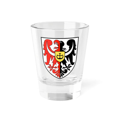 POL powiat bolesławiecki COA 2001 version (Poland) (Coat of Arms) Shot Glass 1.5oz 1.5oz - Go Mug Yourself