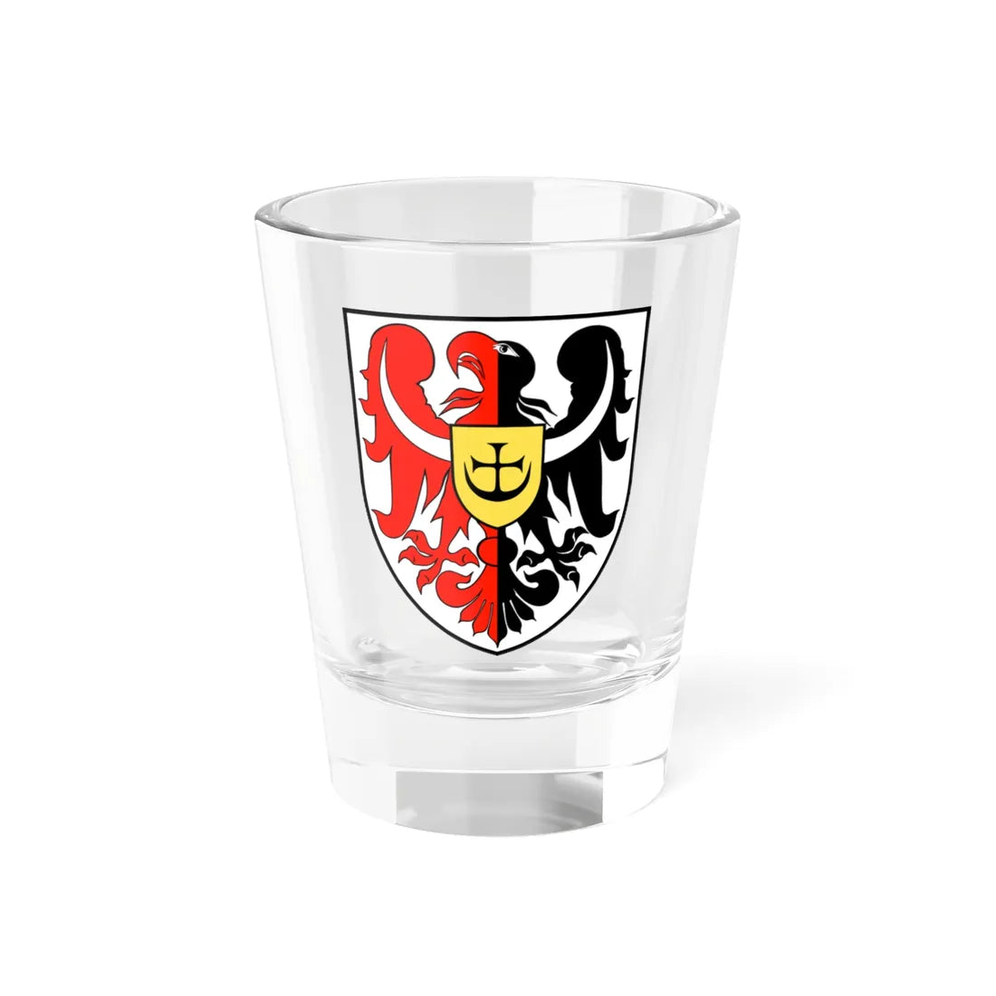 POL powiat bolesławiecki COA new (Poland) (Coat of Arms) Shot Glass 1.5oz 1.5oz - Go Mug Yourself