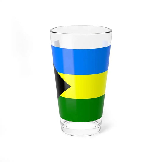 POL powiat braniewski flag (Poland) Pint Glass 16oz 16oz - Go Mug Yourself