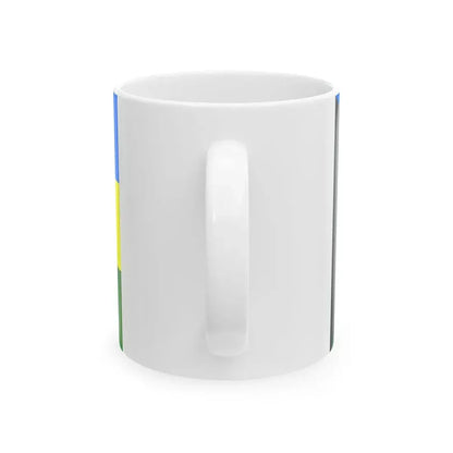 POL powiat braniewski flag (Poland) White Coffee Mug - Go Mug Yourself