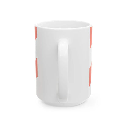 POL powiat brodnicki flag 2000-2014 (Poland) White Coffee Mug - Go Mug Yourself
