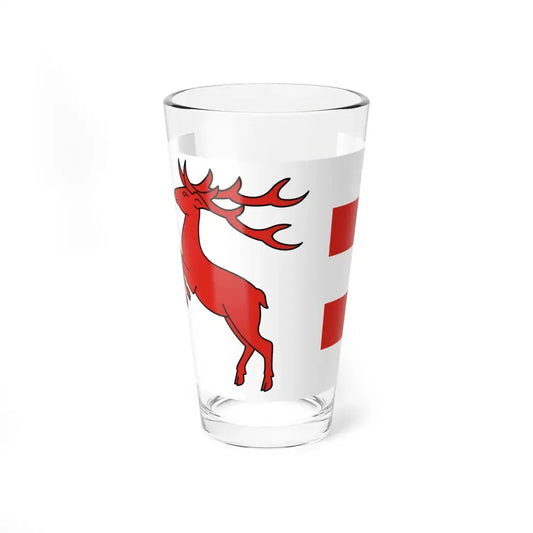 POL powiat brodnicki flag (Poland) Pint Glass 16oz 16oz - Go Mug Yourself
