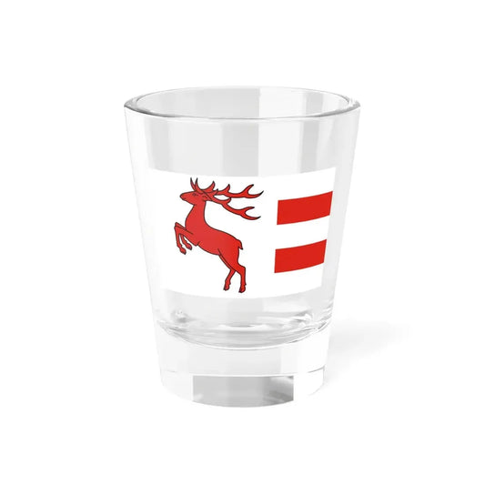 POL powiat brodnicki flag (Poland) Shot Glass 1.5oz 1.5oz - Go Mug Yourself