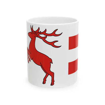 POL powiat brodnicki flag (Poland) White Coffee Mug 11oz - Go Mug Yourself