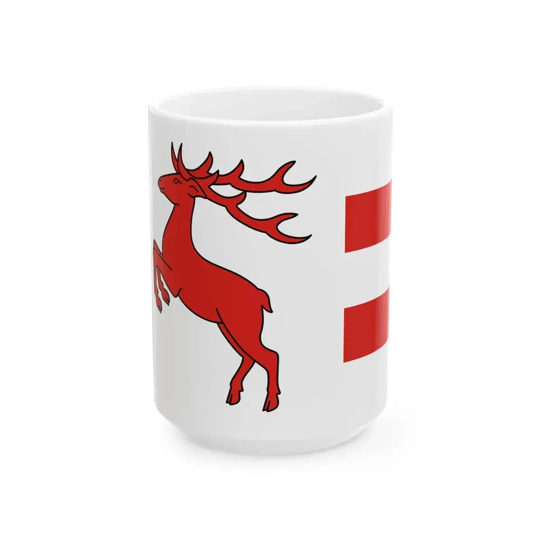 POL powiat brodnicki flag (Poland) White Coffee Mug 15oz - Go Mug Yourself