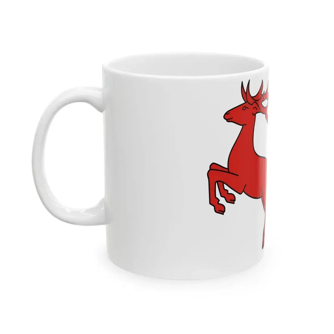POL powiat brodnicki flag (Poland) White Coffee Mug - Go Mug Yourself
