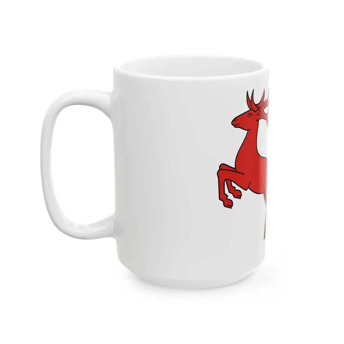 POL powiat brodnicki flag (Poland) White Coffee Mug - Go Mug Yourself