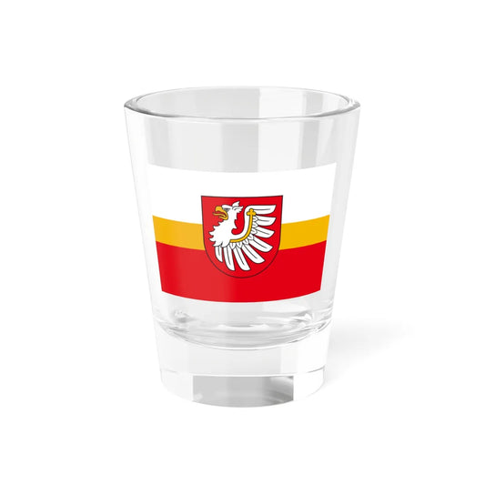 POL powiat brzeski małopolski flag (Poland) Shot Glass 1.5oz 1.5oz - Go Mug Yourself