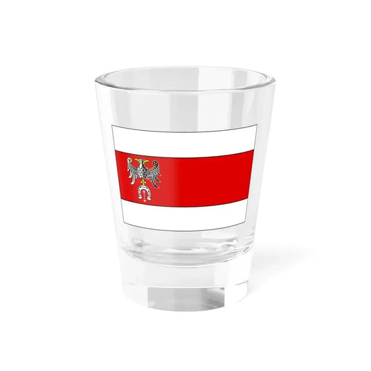 POL powiat brzezinski flag (Poland) Shot Glass 1.5oz 1.5oz - Go Mug Yourself