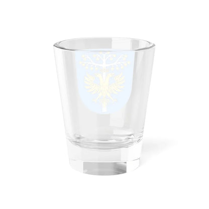 POL powiat brzozowski COA alt (Poland) (Coat of Arms) Shot Glass 1.5oz - Go Mug Yourself